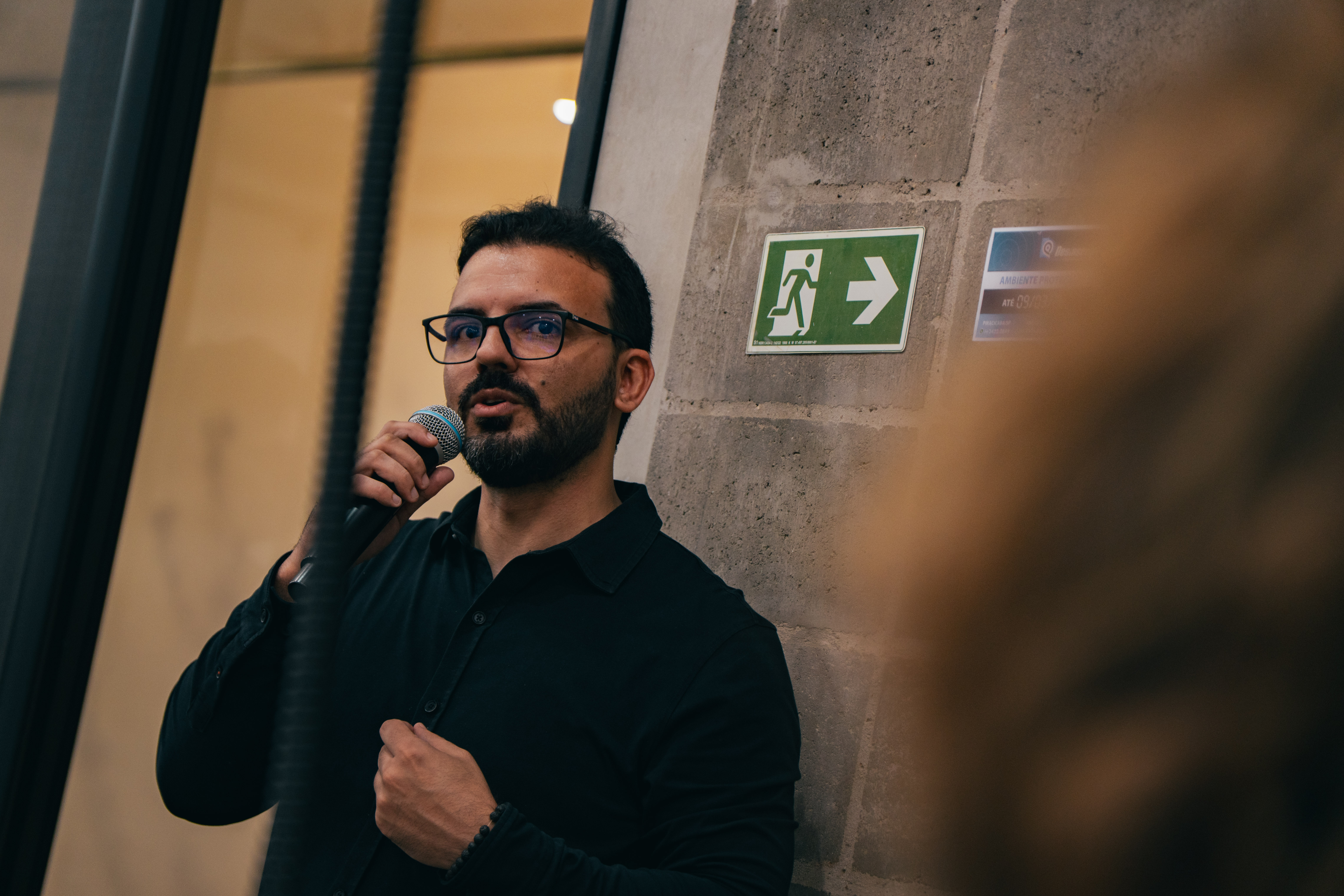 André palestrando