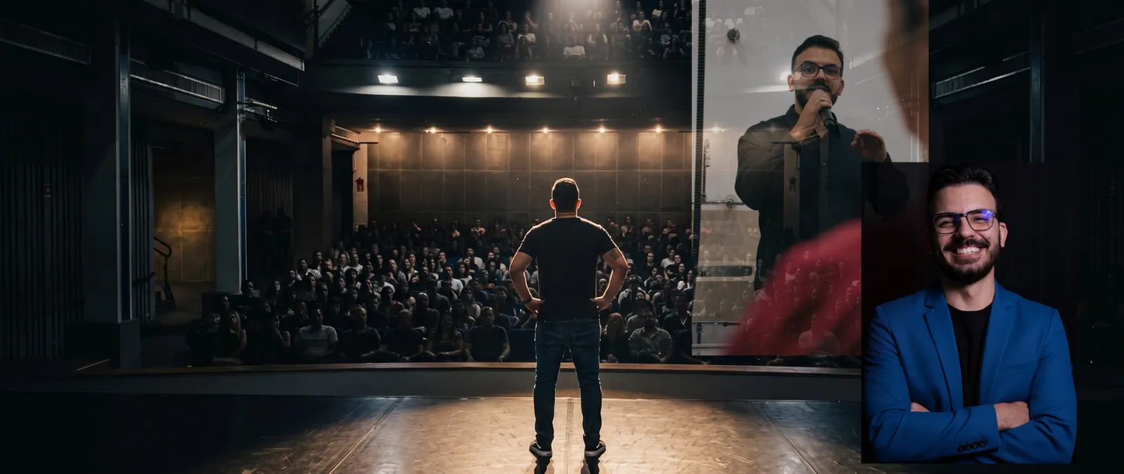 André Cavalcanti em uma palestra